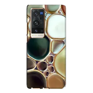 Мраморний чехол на Vivo X60 Pro Plus (VPrint) (Радужний Мрамор)