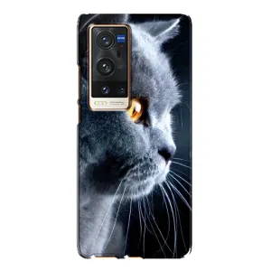 Чохли з Котиками для Vivo X60 Pro Plus (VPrint) (Сірий Кіт)