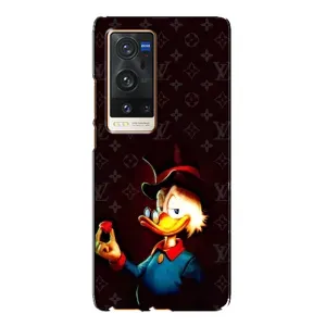 Чехли для Vivo X60 Pro Plus - Скрудж МакДак Louis Vuitton (PREMIUMPrint) (Скрудж з ботліантом)