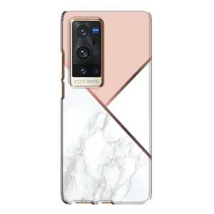Мраморний чехол на Vivo X60 Pro Plus (VPrint) (Тройний мрамор)