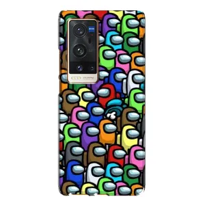 Чохли Амонг Ас для Vivo X60 Pro Plus (AlphaPrint) (Убитий)