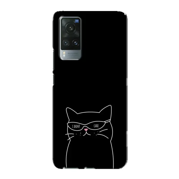 Чехол с принтом «Равнодушный кот» для Vivo X60 Pro Чехол с принтом «Равнодушный кот» для Vivo X60 Pro