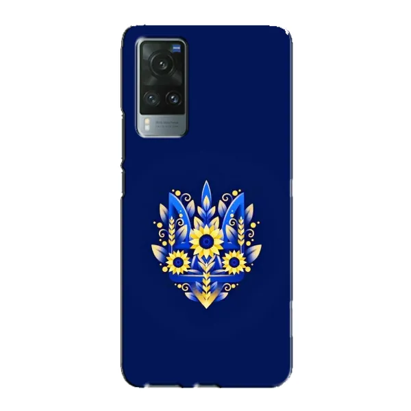 Чехол с принтом «Цветочный Герб» для Vivo X60 Pro Чехол с принтом «Цветочный Герб» для Vivo X60 Pro