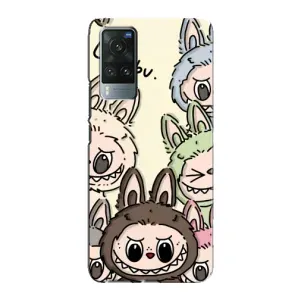 Чохол з Лабубу на Vivo X60 Pro (Золота мавпа Bored Ape)