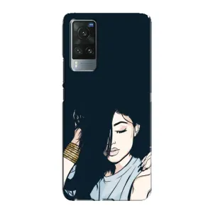 Чохол з друком для Vivo X60 Pro - (Мода) (AlphaPrint) (Гарна дівчина)