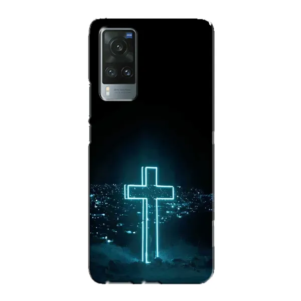 Чехол с принтом «Крест и город» для Vivo X60 Pro Чехол с принтом «Крест и город» для Vivo X60 Pro
