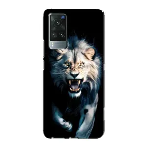 Чохол з картинкою 'Хижаки' для Vivo X60 Pro (Лев у темряві)