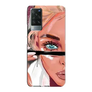 Чохол з друком для Vivo X60 Pro - (Мода) (AlphaPrint) (Макіяж)
