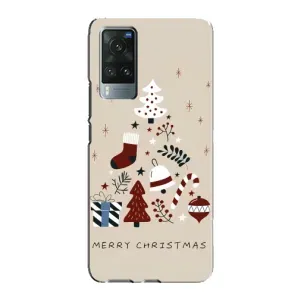 Різдвяні, Святкові Чохли для ВІВО Х60 Про (Merry Christmas)