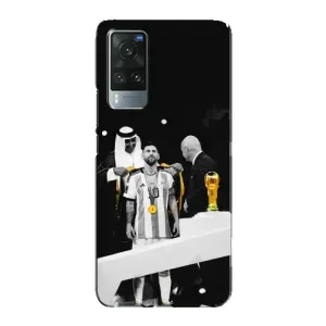 Чохли для Vivo X60 Pro (Leo чемпіон) (AlphaPrint) (Мессі коронований)