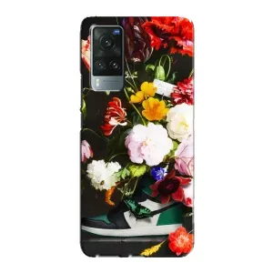 Бренднові Чохли для Vivo X60 Pro - (PREMIUMPrint) (Nike цветы)