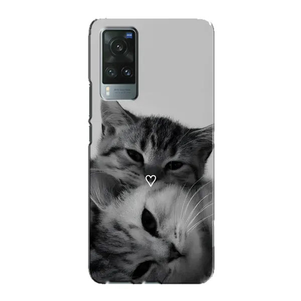Чехол с принтом «Пара котов» для Vivo X60 Pro Чехол с принтом «Пара котов» для Vivo X60 Pro