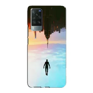 Чохол з людиною павуком для Vivo X60 Pro - (AlphaPrint) (Людина павук)