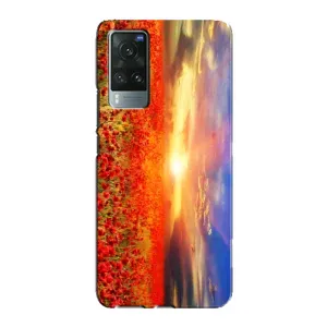 Чохол з картинкою (Стильні) ВІВО Х60 Про - (AlphaPrint) (Поле тюльпанів)