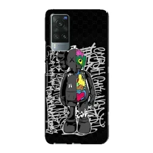 Чохли для Vivo X60 Pro - Bearbrick Louis Vuitton (PREMIUMPrint) (Стиль Bearbrick)