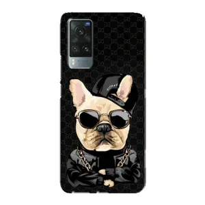 Чохли з крутими принтами для Vivo X60 Pro - (PREMIUMPrint) (Стильна собака)