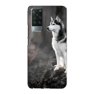 Чохол з Хаскі Vivo X60 Pro - (AlphaPrint) (Вірний собака)