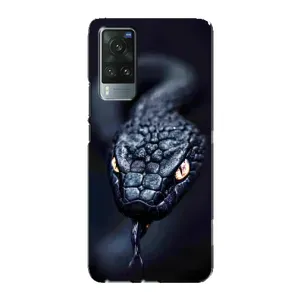 Чохол з картинкою 'Хижаки' для Vivo X60 Pro (Чорна змія)