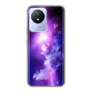 Космічні Чохли для ViVO Y02
				украинскими буквами и цифрами: ВіВО У02 (VPrint) (Галактика)