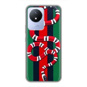 Чохол з принтом «Gucci змія» для Vivo Y02