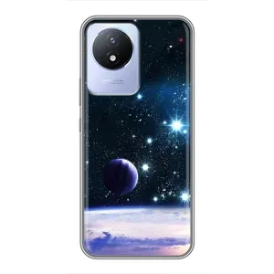 Космічні Чохли для ViVO Y02
				украинскими буквами и цифрами: ВіВО У02 (VPrint) (Космічний вид)