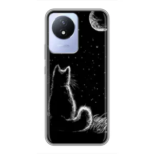 Чохол з принтом для Vivo Y02 (AlphaPrint) Модні коти