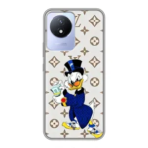 Чехлы для Vivo Y02 - Скрудж МакДак Louis Vuitton (PREMIUMPrint) (Макдак на стиле)