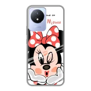 Міккі Маус чохол для Vivo Y02 (AlphaPrint - Мультяшні) (Маус Мінні)