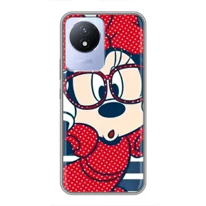 Міккі Маус чохол для Vivo Y02 (AlphaPrint - Мультяшні) (Маус в окулярах)