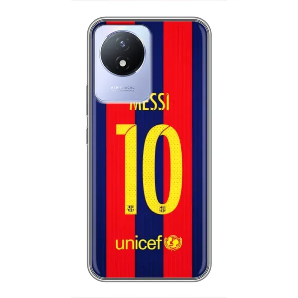 Чохол з принтом «Messi Barca 10» для Vivo Y02