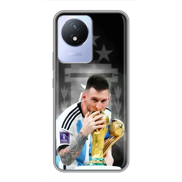 Чехол с принтом «Месси Чемпион» для Vivo Y02 Чехол с принтом «Месси Чемпион» для Vivo Y02