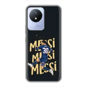 Чохли для Vivo Y02 (Leo чемпіон) (AlphaPrint) (Messi ПСЖ)