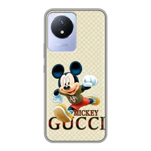 Чохол Disney Mouse Vivo Y02 (PREMIUMPrint) (Mikki Gucci)