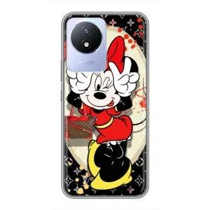 Чохол Disney Mouse Vivo Y02 (PREMIUMPrint) (Мінні peace)