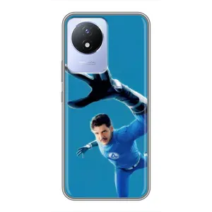 Чехол с принтом Фантастическая четверка для Vivo Y02 (Мистер Фантастик супергерой)