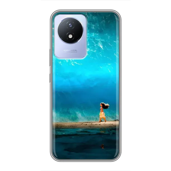 Чехол с принтом «Океан Моана» для Vivo Y02 Чехол с принтом «Океан Моана» для Vivo Y02