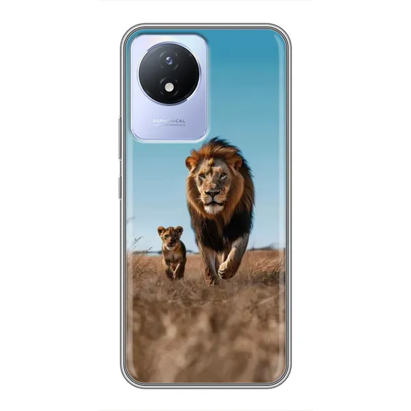 Чехол с принтом «Мусафа и Симба» для Vivo Y02 Чехол с принтом «Мусафа и Симба» для Vivo Y02