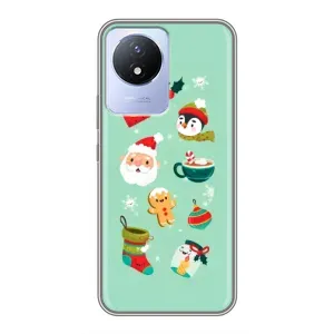 Новорічні Чохли для ViVO Y02
				украинскими буквами и цифрами: ВіВО У02 (VPrint)