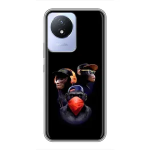 Чохол з Мавпами Vivo Y02 - (AlphaPrint)