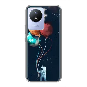 Космічні Чохли для ViVO Y02
				украинскими буквами и цифрами: ВіВО У02 (VPrint) (Планети кульки)