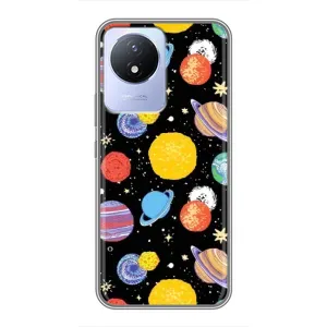 Космічні Чохли для ViVO Y02
				украинскими буквами и цифрами: ВіВО У02 (VPrint) (Намальовані планети)