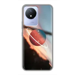 Космічні Чохли для ViVO Y02
				украинскими буквами и цифрами: ВіВО У02 (VPrint) (Сатурн)