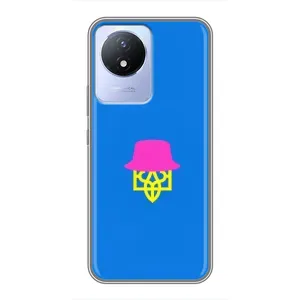 Чехлы для Vivo Y02  Укр. Символика (AlphaPrint) (Шапка на гербу)