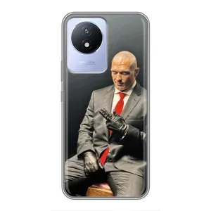 Чехол с принтом «Усик Hitman» для Vivo Y02