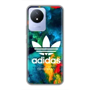 Чехлы Адидас для Vivo Y02 (AlphaPrint)