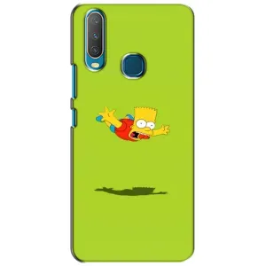 Чехол с Симпсонами для ViVO Y15 (VPrint) (Барт Симпсон)