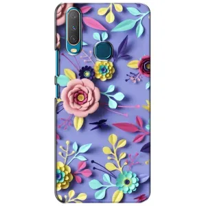 Чехлы с Цветами для ViVO Y15 (VPrint) (Цветочный дизайн)