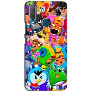 Чехлы Brawl Stars для ViVO Y15 (AlphaPrint) (Герои Бравл Старс)