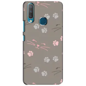 Чехол с рисунком кот на ViVO Y15 (Лапы и усы)