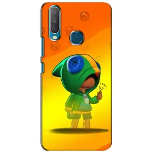 Чехол для ViVO Y15 Бравл Старс (VPrint) (Мальчик Леон)
